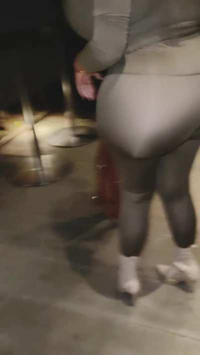 I prefer her ass over her tits.