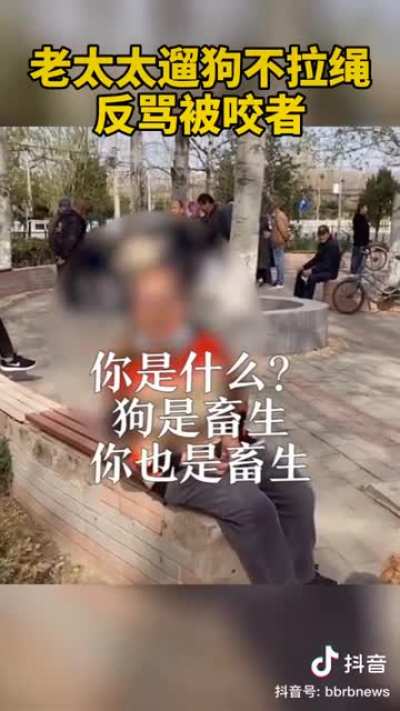告诉你，别不服气，听见没有，北京狗就是爷，整天除了咬人就没别哒