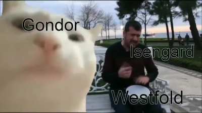 Where was Gondor when the Westfold fell?