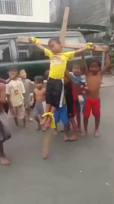 Kid get's fucking crucified