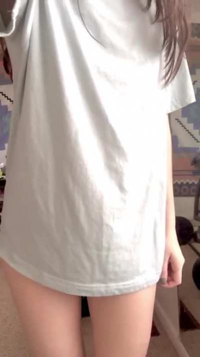 revealing my cheeks