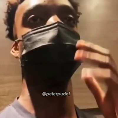 Don't forget your mask.