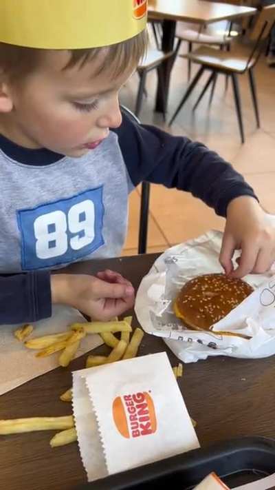 Young Burger King
