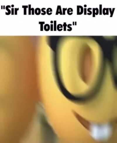 No pissing in the shitter 😡