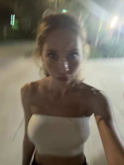cum was dripping all over the sidewalk