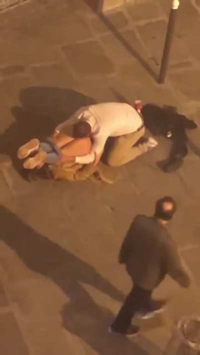 Seriously you people had to do it middle of a street, right?