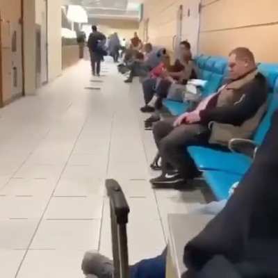 In the waiting room
