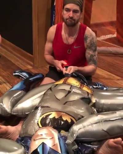 Pumping Batman