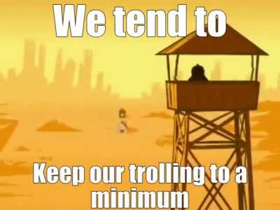 tankman does a little trolling
