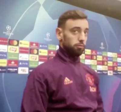 Bruno's reaction to being named captain