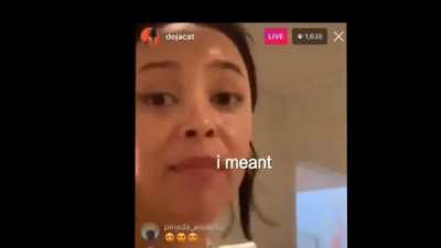 doja cat... so i was like im gay I mean happy birthday