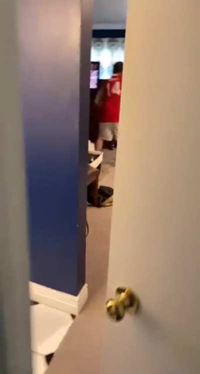 Caught roommate Troy Bolton-ing.....