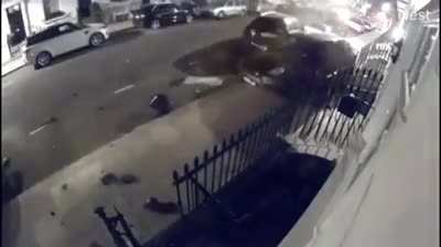 Speeding on a residential street