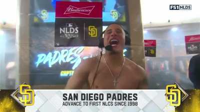 Manny Machado live on FS1: "Lit that shit up San Diego! Let's fucking go! It's our fucking house!"