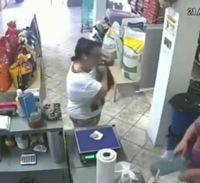 Lmao, she's walking out like, "Nah I already paid you".