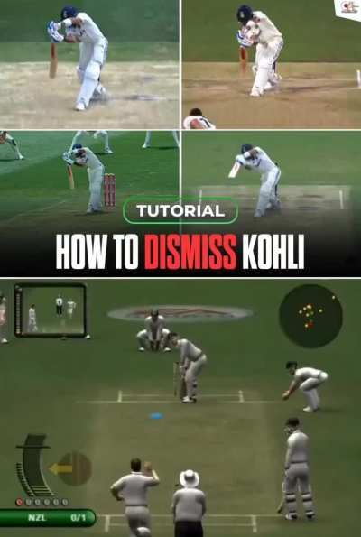 Koach you silly goose, this is not what we meant when we said bat like it&rsquo;s Cricket 07 😭