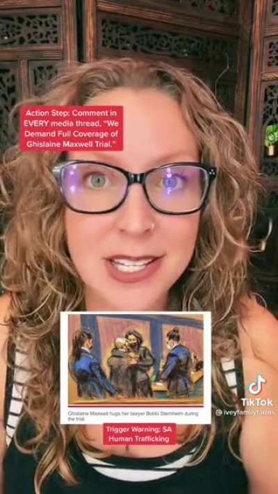 Looks like she&rsquo;s not getting the Epstein treatment