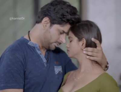 Hot webseries romantic scene 