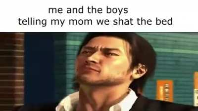 We did the poopoo
