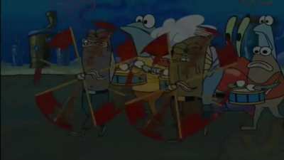 Attack on titan season 4 opening but it&rsquo;s SpongeBob!