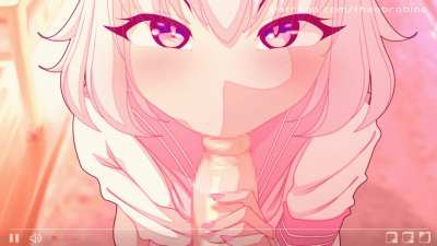 Maintaining eye contact while she sucking a dick