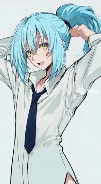 Rimuru getting ready for a impromptu meeting, I guess