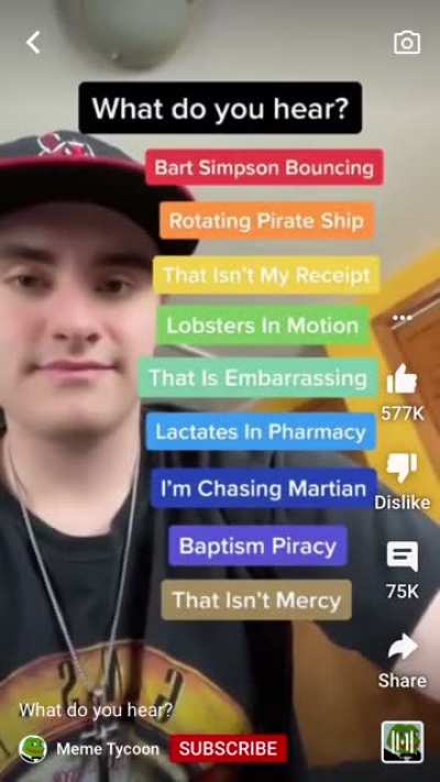 My mind heard almost every word this guy listed&hellip;mwhat do you guys here 🤔🤔🤔