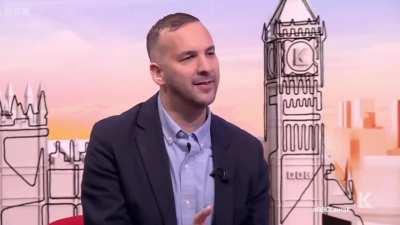 UK Green Party leader Zack Polanski being questioned on stance &ldquo;Zionism is racism&rdquo; by Laura Kuenssberg today