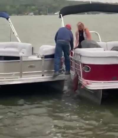 WCGW proposing from a separate boat