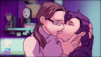 Mona and Travis ( lewdfroggo)