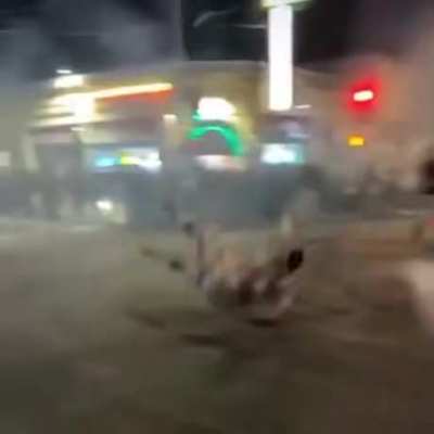 Literally Yeeted by a car