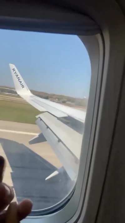 A typical Ryanair landing