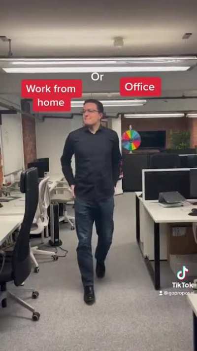 Asked the team if they prefer working in the office or from home&hellip; 🤣 (watch til the end)