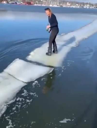 Floor is ice