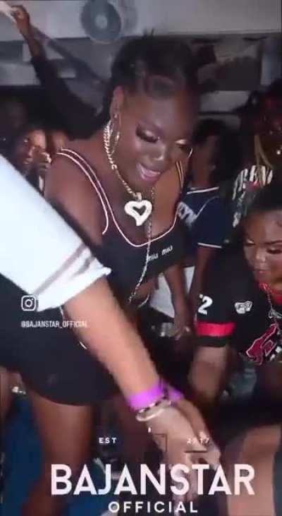 At the club