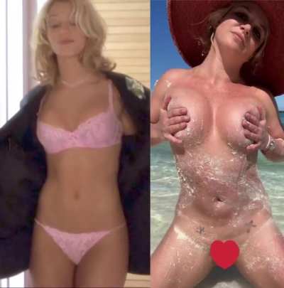 Britney Spears ages 18 and 41