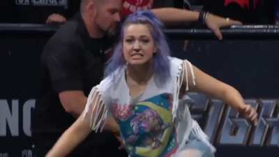 Athena squashes her competition then gets attacked by Billie Starkz!