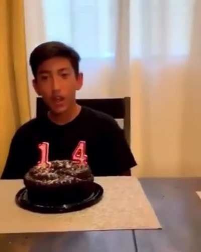 Just remove those candles, kid...