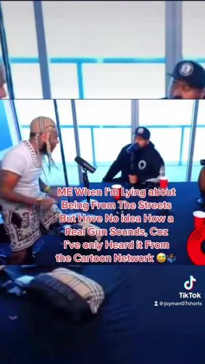 I wonder why 6ix9ine ain’t putting out music Especially with this Snitching going viral 😅🤷🏾‍♂<wbr>️