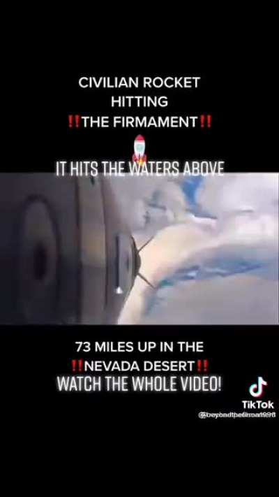 beyondthefirmament - posted before but, posting it again, we are in a firmament, globe? Flat? Not 💯 but there is a firmament. Flat to me. Wrong? Maybe.