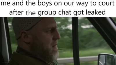 Me and the boys on our way to court