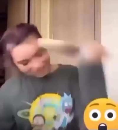 She was imitating Michael Myers but forgot the most important thing &mdash; wearing the mask