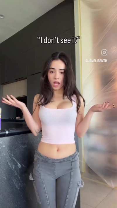 Busty petite joke, pov busty girl