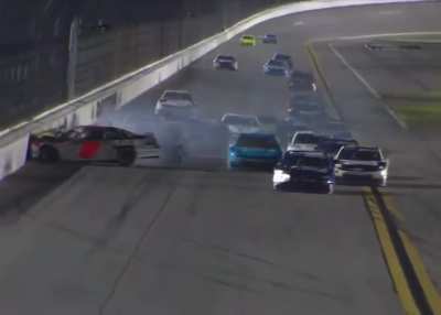 View of Noah Gragson&rsquo;s hard hit in Daytona