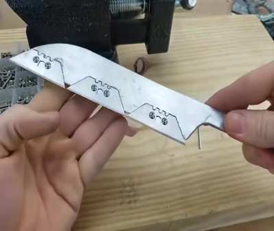 Why? It's a lot easier to learn sharpening a knife.