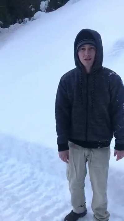 Snow angle