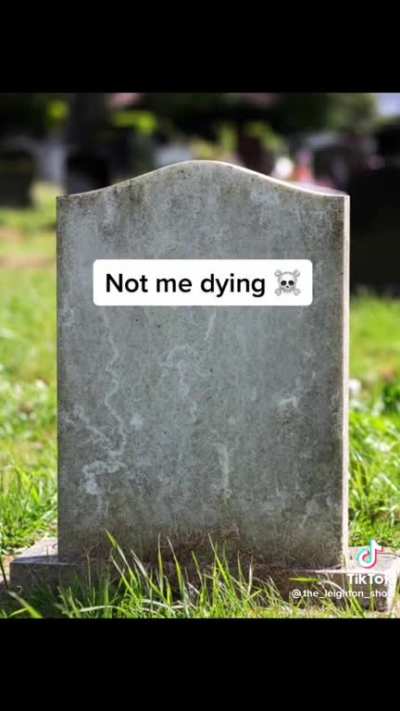 Gen Z gravestones.