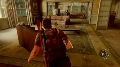 This "frame immortal" thing in the original tlou is something very funny to perform