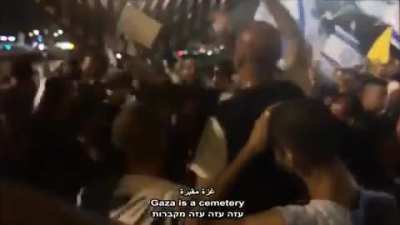 THE MEDIA NEVER REPORTED THIS Israelis in Tel Aviv celebrating the murder of 100S OF Palestinian kids &amp;amp; chanting: "There's no school tomorrow, there's no children left in Gaza! Oleh!" 🇵🇸 26/7/2014