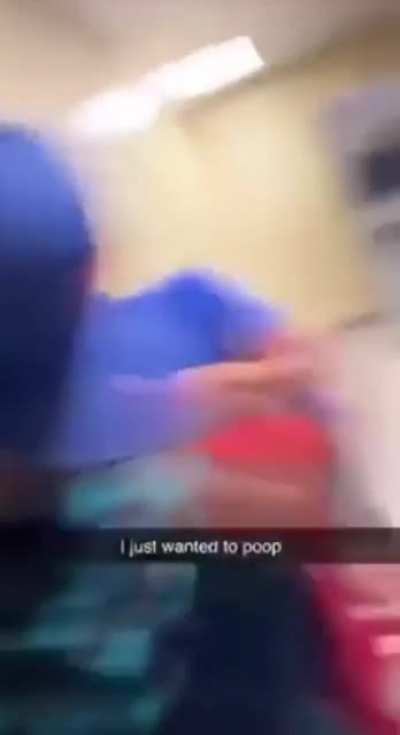 Bathroom fight